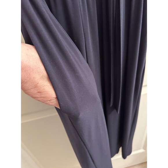 Sandra Darren Women’s Navy & White Jumpsuit Sz M Resortwear Summer Party - Picture 5 of 10